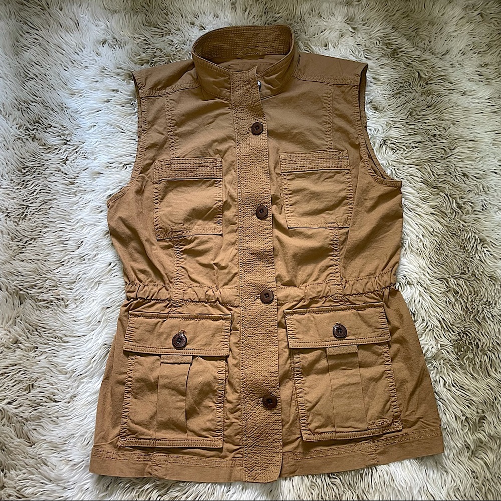 LL Bean Women’s Tan Vest